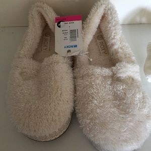 Foxy fluffy house slippers